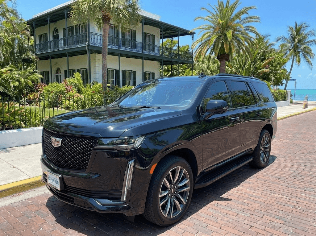 Island Spirit Cadillac Escalade prepared for a private long-distance transfer